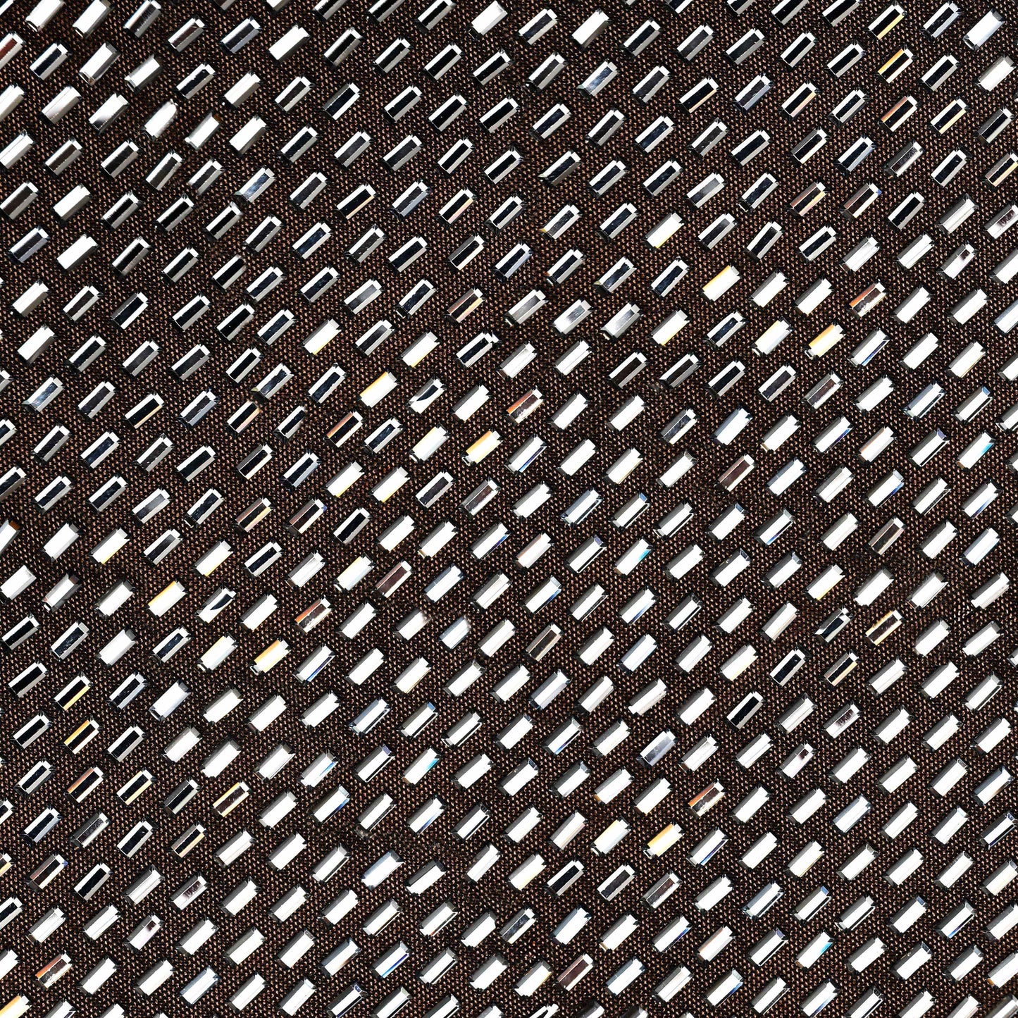 Gunmetal Rhinestone Mesh Maxi Dress