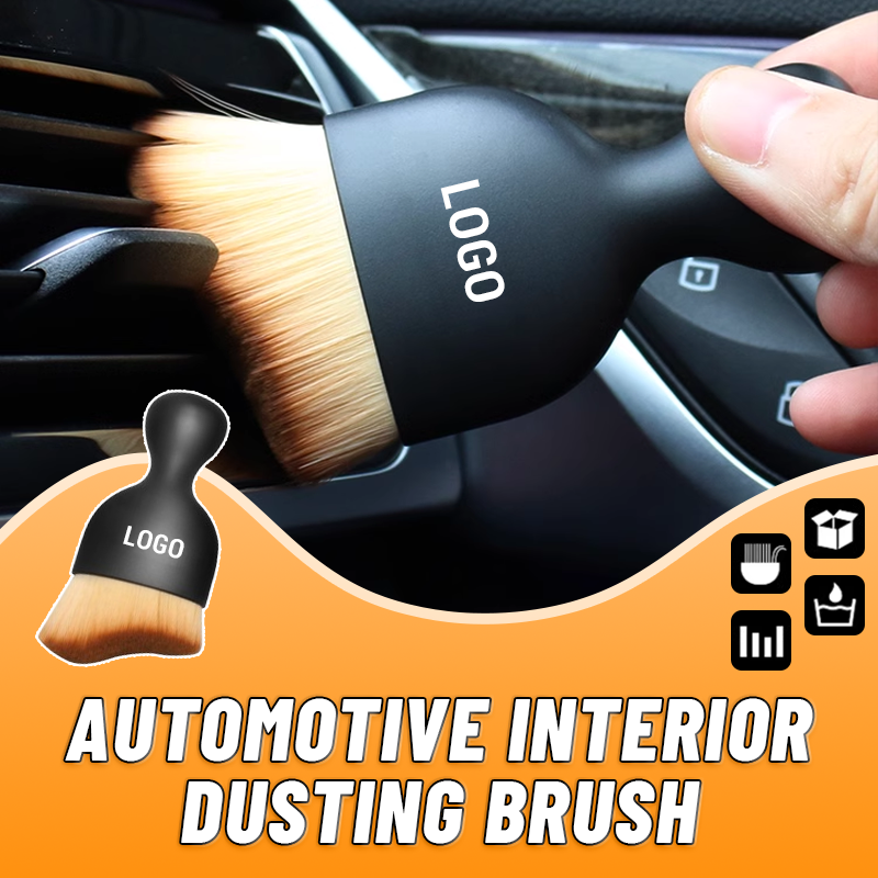 Woyuosn Soft Bristles Interior Duster – Dual Use for Wet & Dry Cleaning