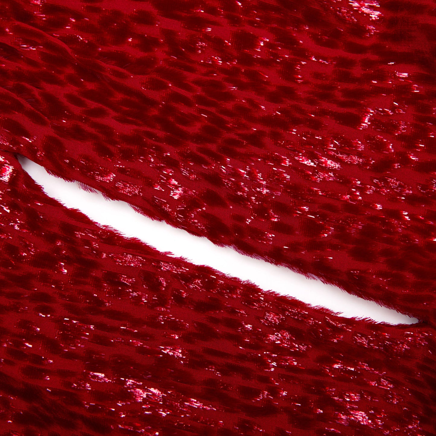 Red Fil Coupe Maxi Dress