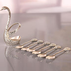 ✨🔥🎁Creative swan design coffee stirring spoon set (6 spoons)