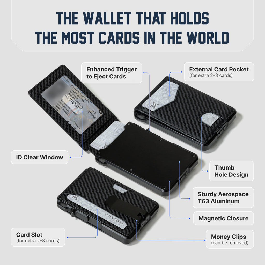 😊The hottest wallet of 2026😊 Tactical Wallet - Military Limited Issue - The Wallet That Holds the Most Cards in the World